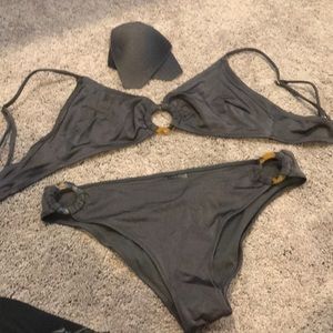 H&M swim Gun Metal grey